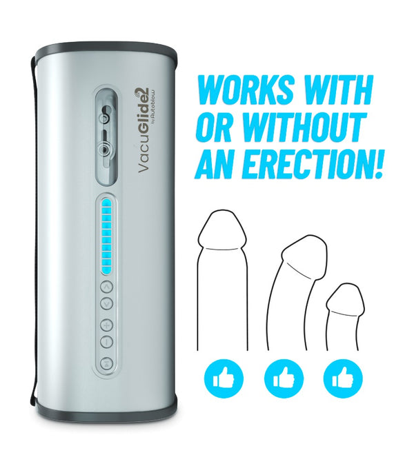 Autoblow VacuGlide 2 masturbator - Zilver - Autoblow - SKU: 54079150000
