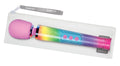 le Wand Massagestaaf regenboog glitter - Roze