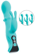 beau coeur beau cœur Schuifring konijn vibrator - Turquoise