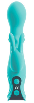 beau coeur beau cœur Schuifring konijn vibrator - Turquoise