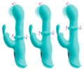 beau coeur beau cœur Schuifring konijn vibrator - Turquoise