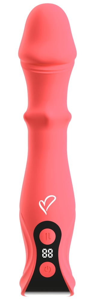 beau coeur beau cœur Schuifring vibrator - Roze