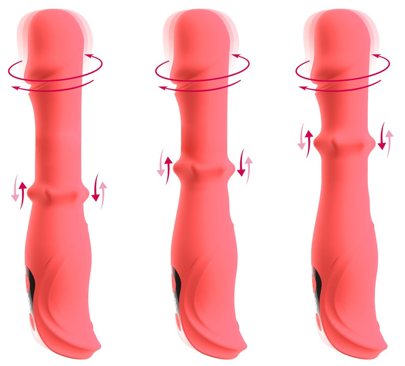 beau coeur beau cœur Schuifring vibrator - Roze
