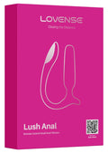 Lovense Anaalplug met Bluetooth en lichtshow - Roze