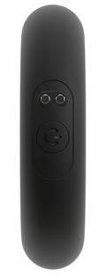 Rebel brede vibro-penisring met 10 standen - Zwart