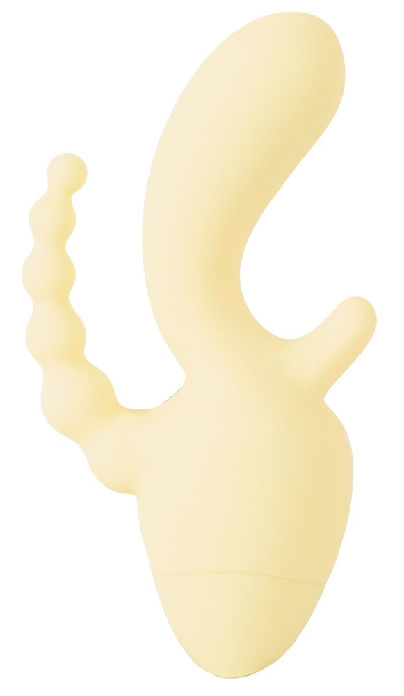 Cuties Triple Mini Vibrator - Geel - Cuties - SKU: 54084070000