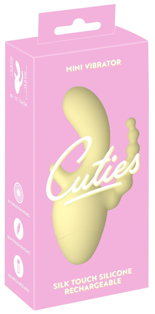 Cuties Triple Mini Vibrator - Geel - Cuties - SKU: 54084070000