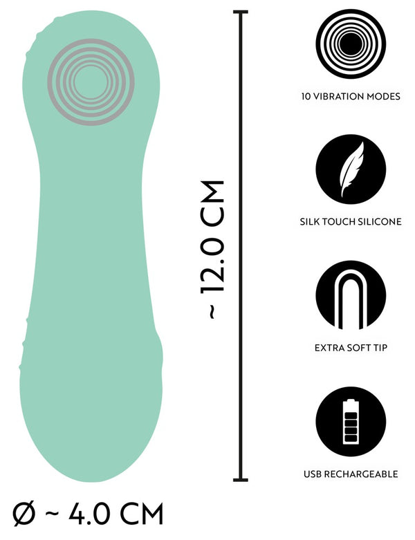 Cuties Dual Density mini vibrator - Groen - Cuties - SKU: 54084230000