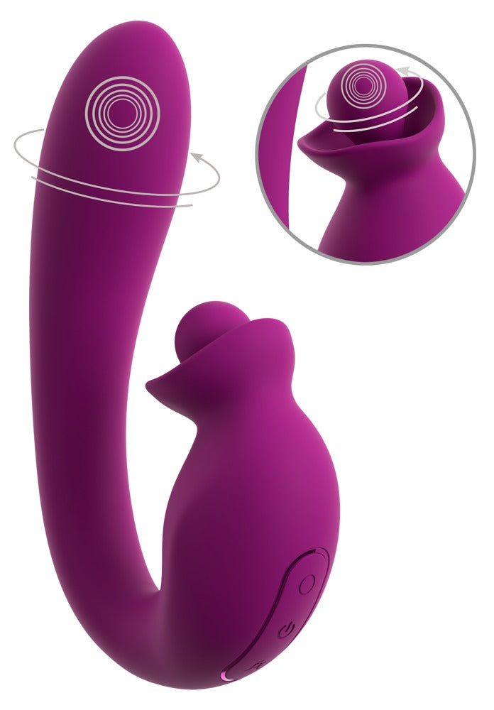 Javida dubbele rotatie vibrator - Paars