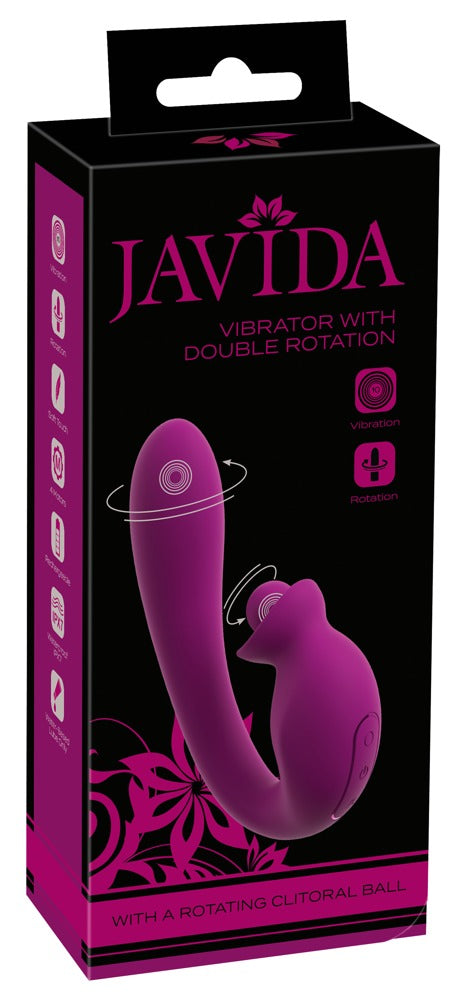 Javida dubbele rotatie vibrator - Paars