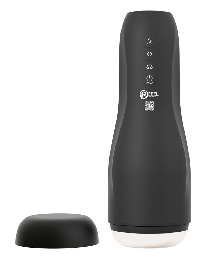 Rebel 3-in-1 masturbator - Zwart