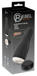 Rebel 3-in-1 masturbator - Zwart