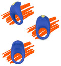 ROMP Speelkit met clitoris pulsator, massagestaaf & cock ring - Zwart