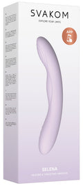 SVAKOM Vibrator verwarmend met ritmische stoten - Paars