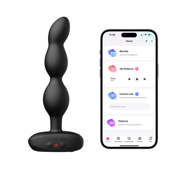 Lovense Ridge anale vibrator - Zwart - Lovense - SKU: 54088810000