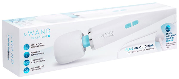 le Wand Classique Plug-In vibrator - Wit - le Wand - SKU: 54090040000