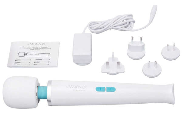 le Wand Classique Rechargeable vibratiestaaf - Wit - le Wand - SKU: 54090120000