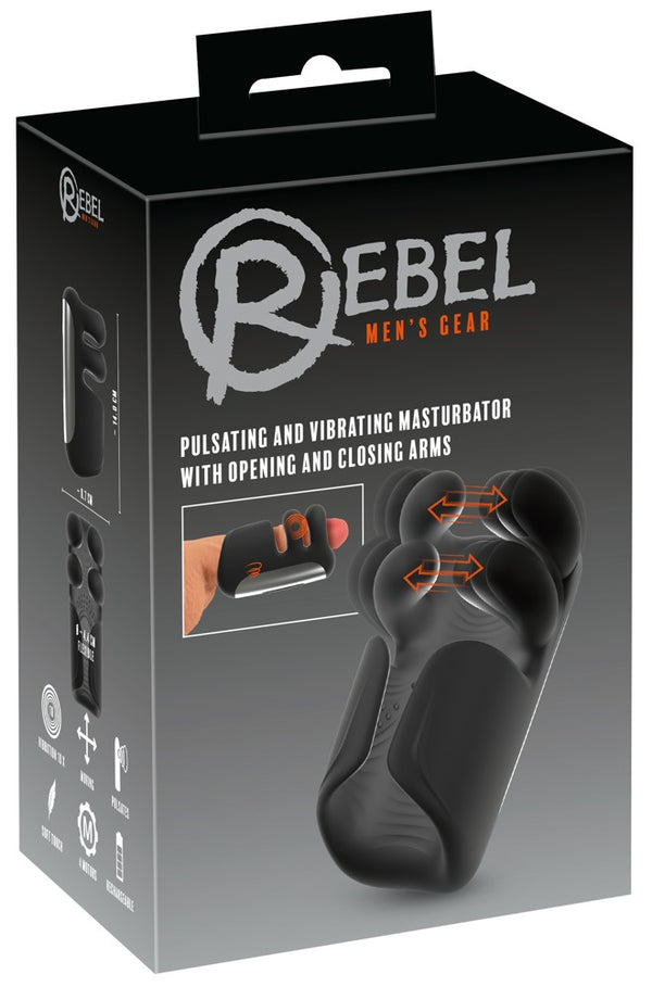 Rebel Masturbator - Zwart - Rebel - SKU: 54091010000
