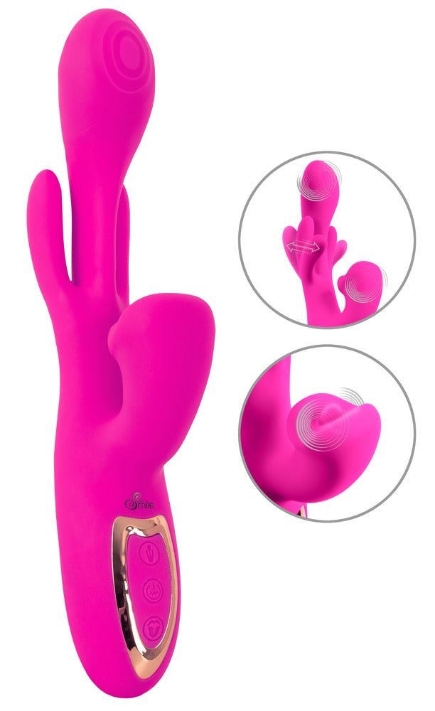 Sweet Smile Dual Swing vibrator - Roze