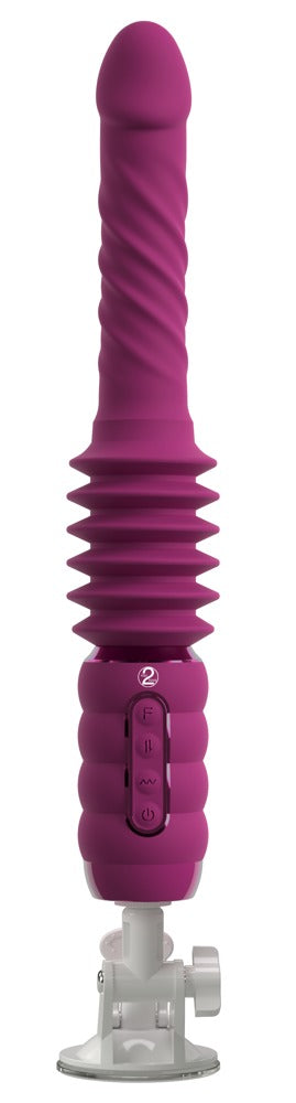 You2Toys stotende vibrator Thrusting - Paars