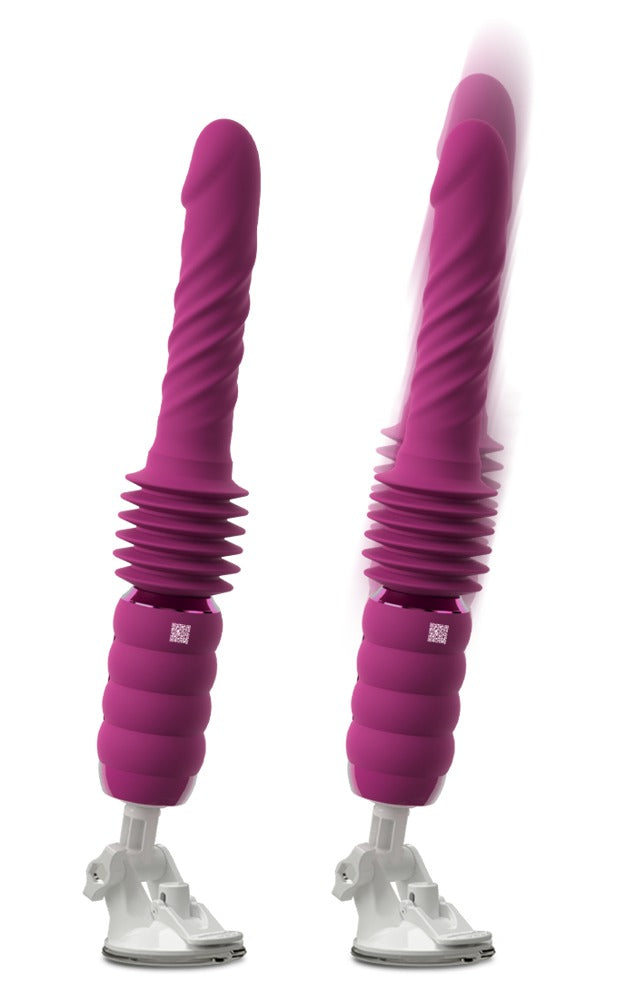 You2Toys stotende vibrator Thrusting - Paars