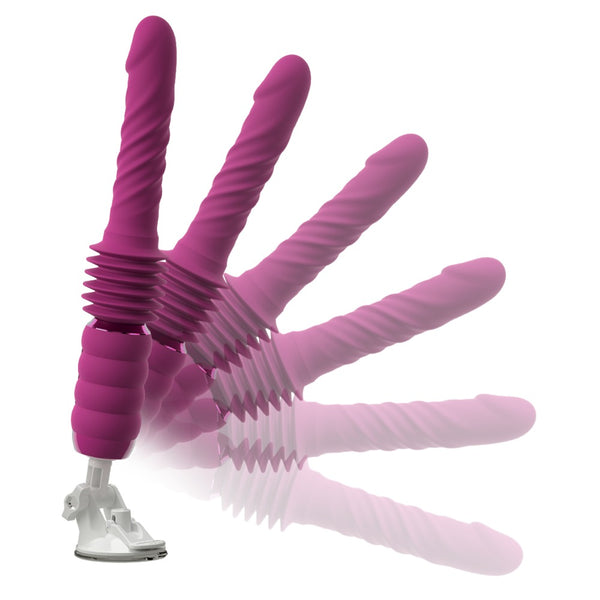 You2Toys stotende vibrator Thrusting - Paars