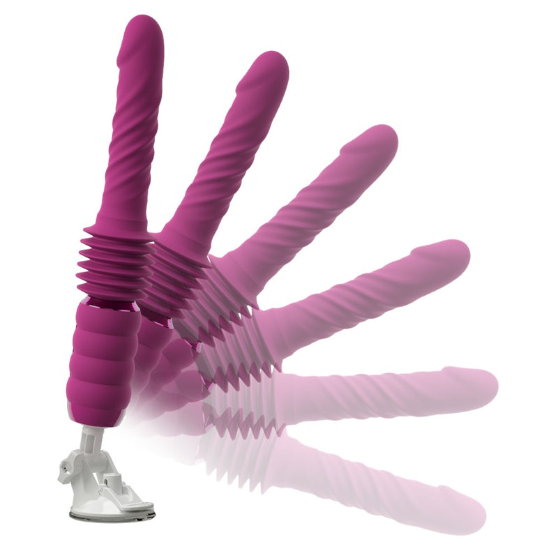You2Toys stotende vibrator Thrusting - Paars