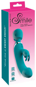 Sweet Smile 3-in-1: Wand, Rabbit en Vibrator