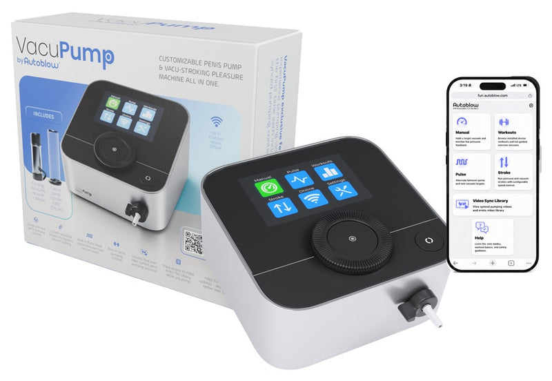 Autoblow elektronische penispomp VacuPump - Zilver