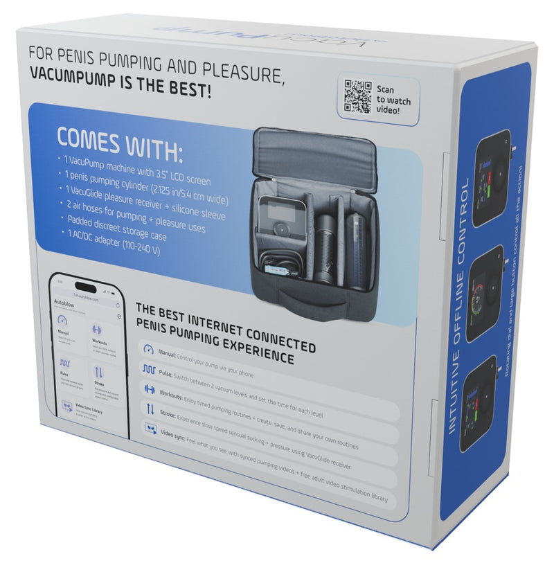 Autoblow elektronische penispomp VacuPump - Zilver