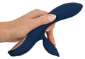 Magic Shiver Rabbit vibrator met 2 flexibele armen - Blauw