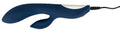 Magic Shiver Rabbit vibrator met 2 flexibele armen - Blauw