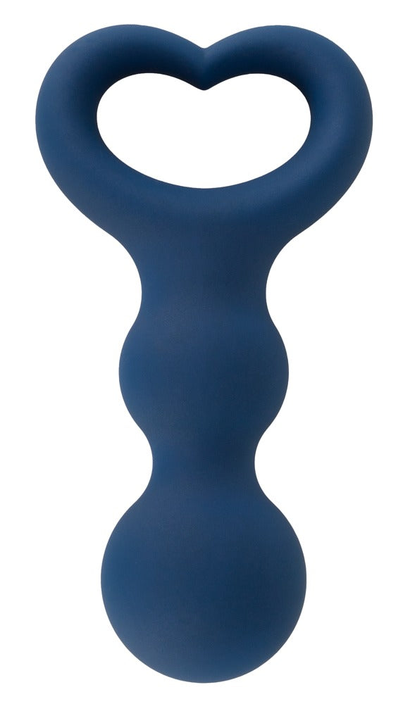 Magic Shiver Butt plug met kralen en handvat - Blauw - Magic Shiver - SKU: 59902890000