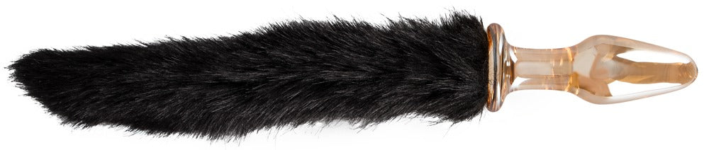 Glazen stop met staart