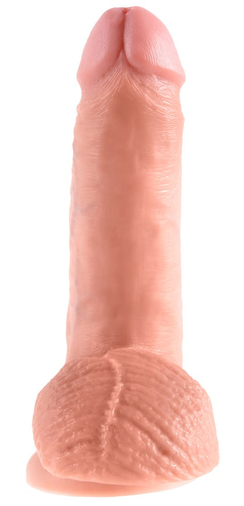 7" Dildo met Ballen