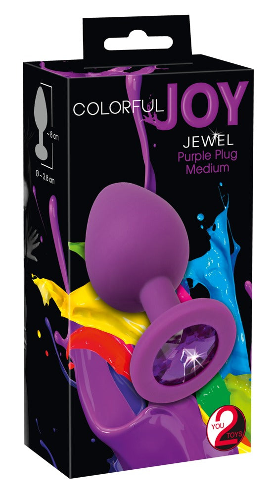 Jewel Paars Plug Medium