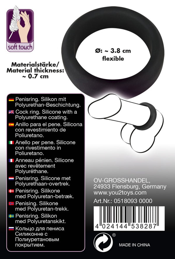 Cock ring Ø 2,6 cm - Black Velvets - SKU: 5180930000