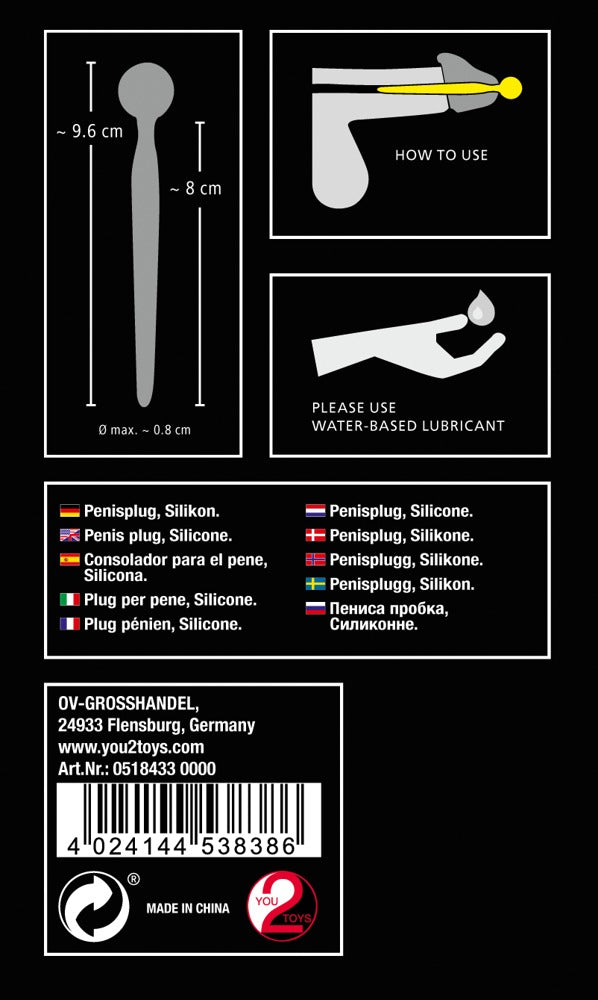 Sperma Stopper Ø max. -0,8 cm