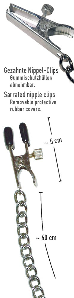 Tietenketting met tepelklemmen