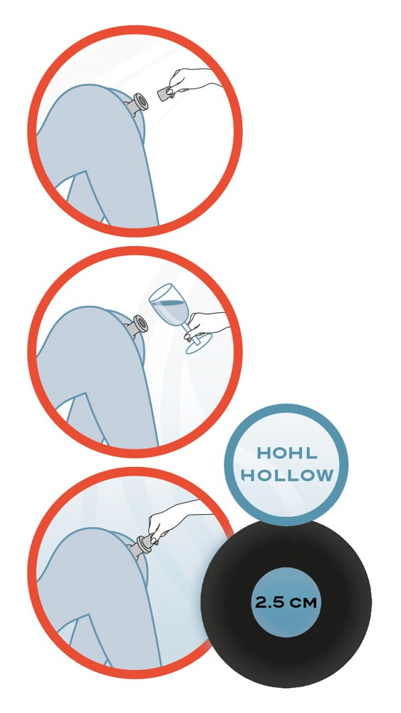 Lust Tunnel Plug with Stopper