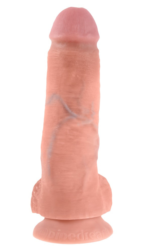 8" Dildo met Ballen