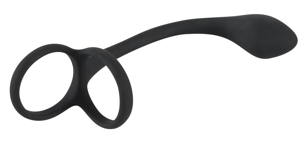 Cock &amp; ball ring met buttplug