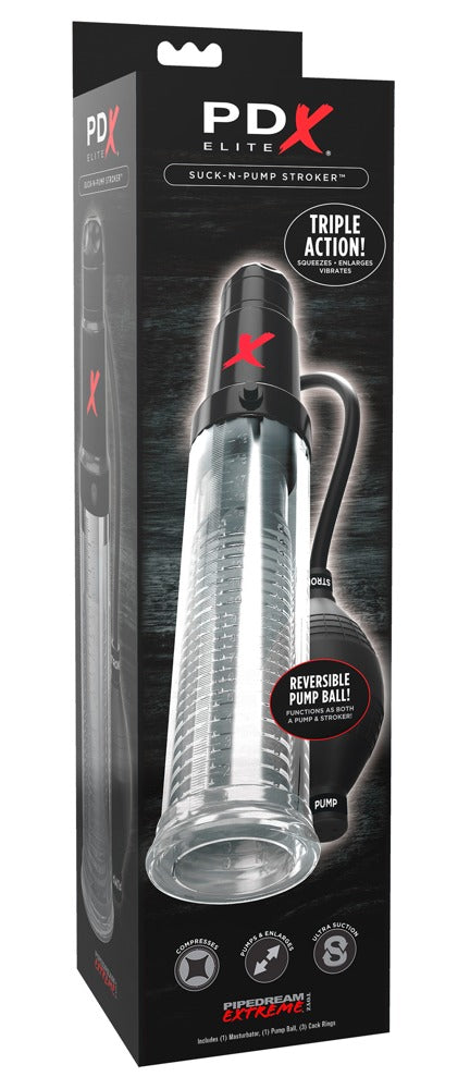 PDX ELITE Zuig-N-Pomp Stroker
