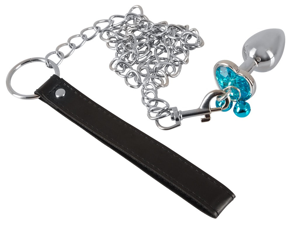 Butt Plug Set met Leiband
