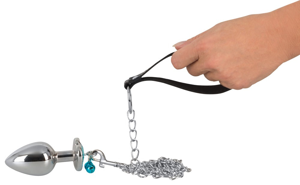 Butt Plug Set met Leiband