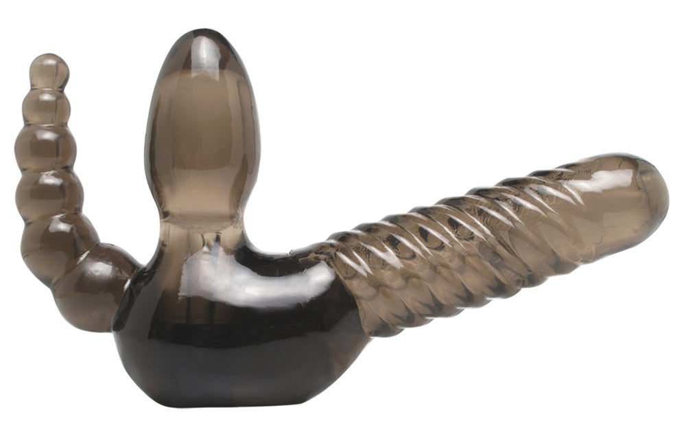 Strapless Strap-On met Anale Stimulator