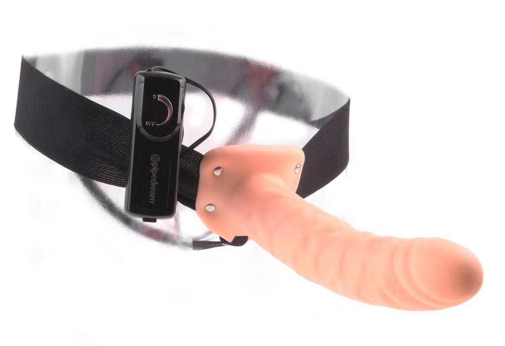 Vibrerende holle Strap-On