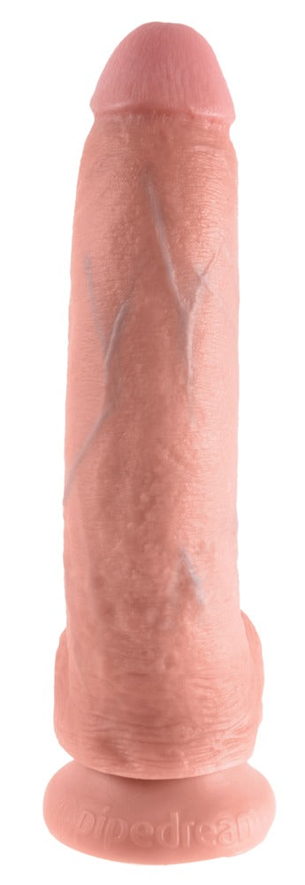 Cock 9" met ballen - King Cock - SKU: 5420080000