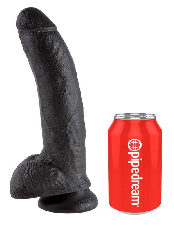 Cock 9" met ballen - King Cock - SKU: 5420160000