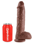 10" Dildo met Ballen